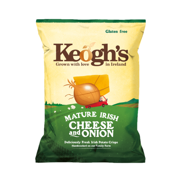 Keoghs vana Iiri juustu ja sibulaga kartulikrõpsud 50g
