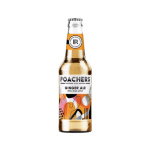 Poachers ginger ale with Irish apple, lime zest & organic ginger 20cl