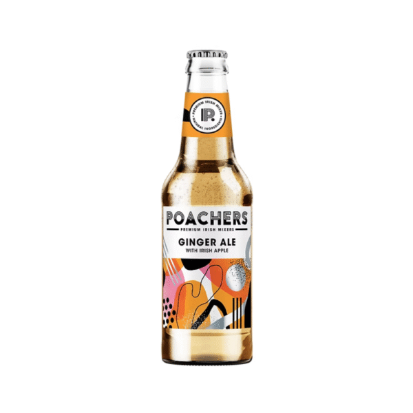 Poachers ginger ale with Irish apple, lime zest & organic ginger 20cl
